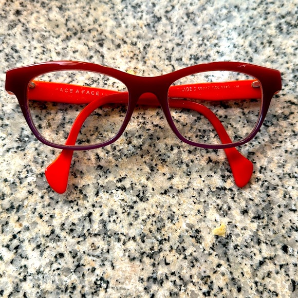 Face A Face frames Orange Purple Ombré - Picture 1 of 8